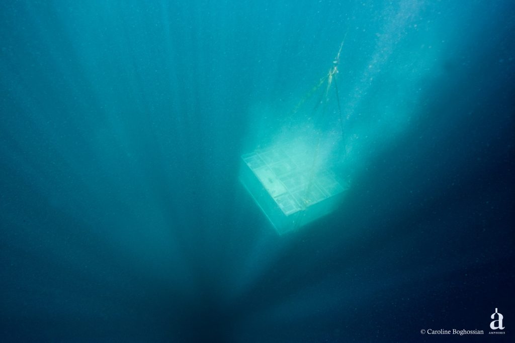 Vue cave plongée